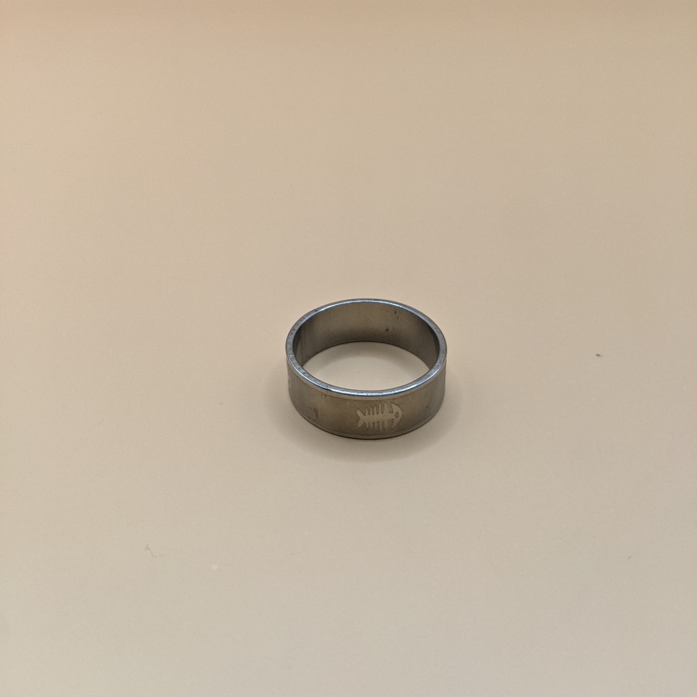 Stainless Steel Handmade Ring - Size 6